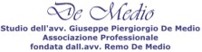 avv. Giuseppe Piergiorgio DeMedio - associazione professionale